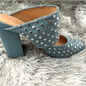 Vintage Savanah denim heels (New)